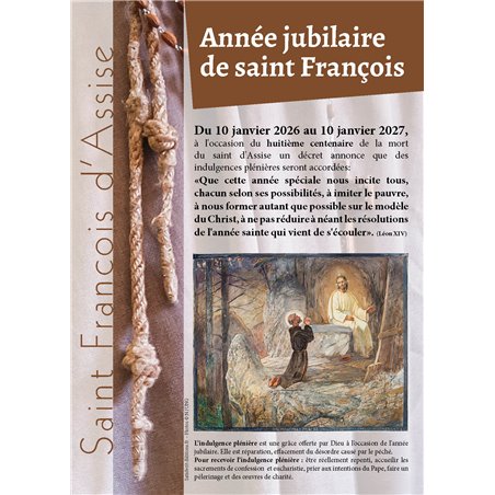 Année Jubilaire de Saint François d'Assise - Exposition de 11 affiches