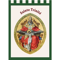 Bannière 'ROUGE' Sainte Trinité (BA16-0026-VERTE)