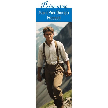 Signet "Prier avec" Saint Pier Giorgio Frassati