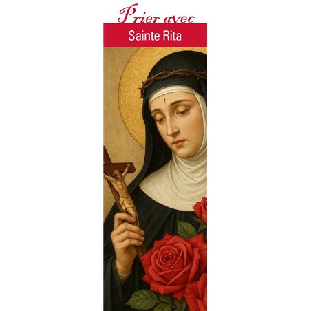 Signet "Prier avec"  Sainte Rita