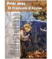 8 affiches prier avec  Saint François d'Assise, Charles de Foucauld,