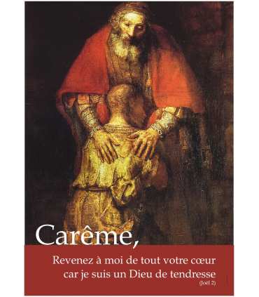 Poster Grand format "Le fils prodigue de Rembrandt"