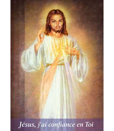 Poster Divine miséricorde «Jésus j’ai confiance en toi»
