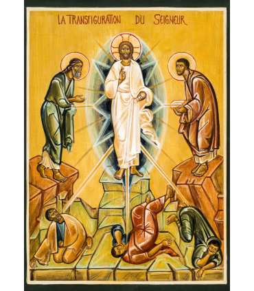 1 affiche grandformat icone transfiguration (ateliers du roseau)