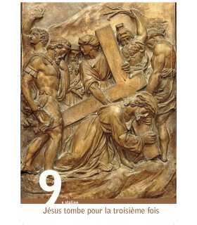 14 affiches chemin de croix de st benoit sur loire