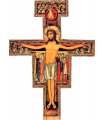 grandformat croix de san damiano de saint francois ancien