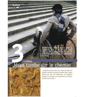 14 affiches chemin croix guy gilbert 