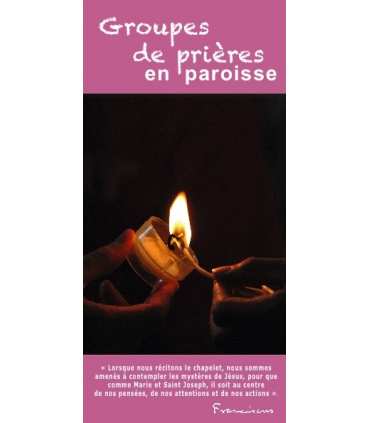 Flyer personnalisable " Groupes de prière " (FP15-0020)
