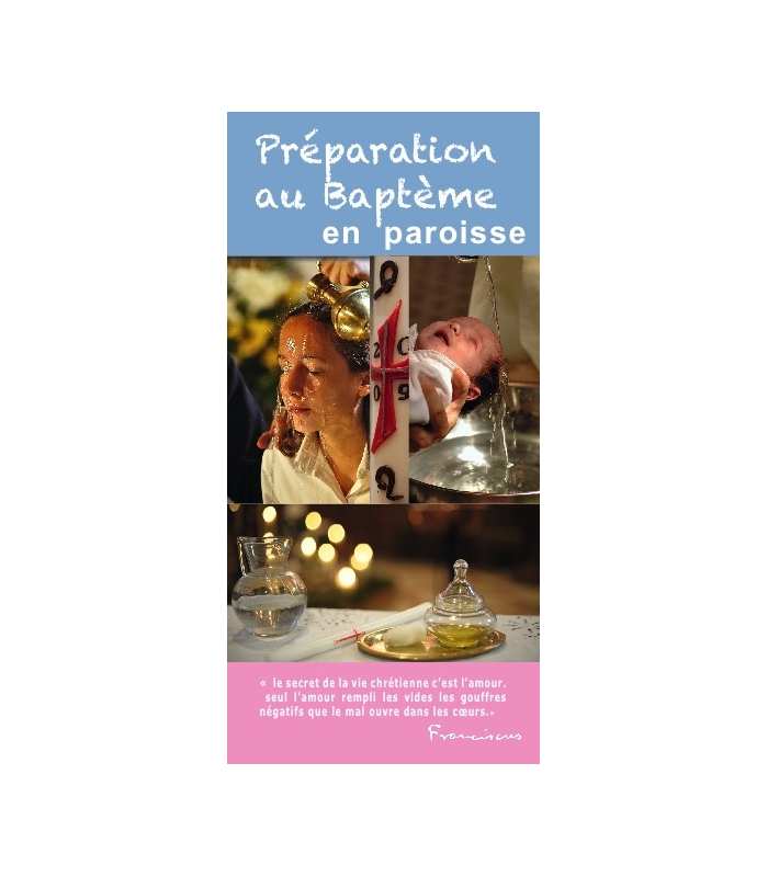 Lot de Flyers personnalisables " Préparation au Baptême " (FP15-0027)