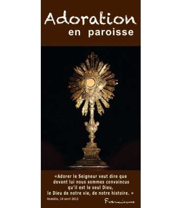 Flyer personnalisable " Adoration " (FP15-0011)