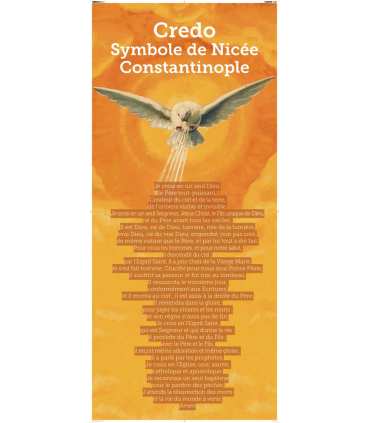 Kakémono liturgique : Credo Symbole de Nicé
