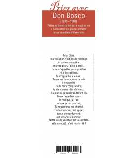 Signet "Prier avec" Don Bosco 