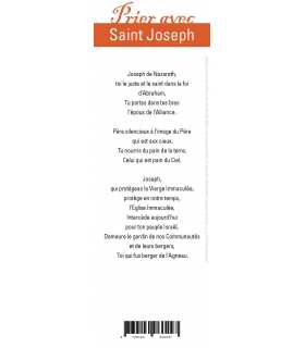 Signet "Prier avec" Saint Joseph 