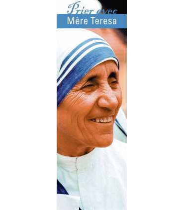 Lot de 10 Signets "Prier avec" Mère Teresa