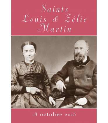 Lot de cartes prière "Prière à Saints Louis et Zélie Martin" 