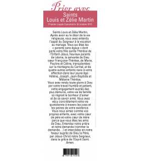 Signet "Prier avec" Saints Louis et Zélie Martin 