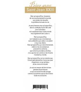 Signet "Prier avec" Saint Jean XXIII (SAT0187)