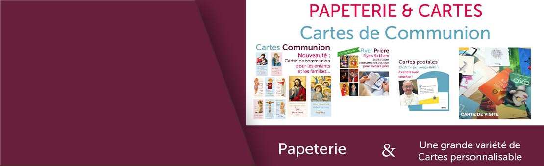 Cartes de 1er communion, Cartes, images des Saintes et Saints, Cartes de prière, signets, cartes postales…